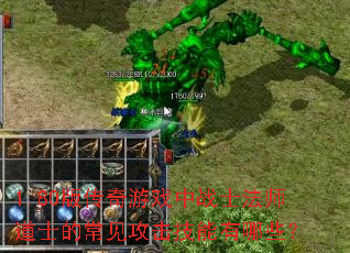 1.80�洫����Ϸ��սʿ��ʦ��ʿ�ĳ���������������Щ��